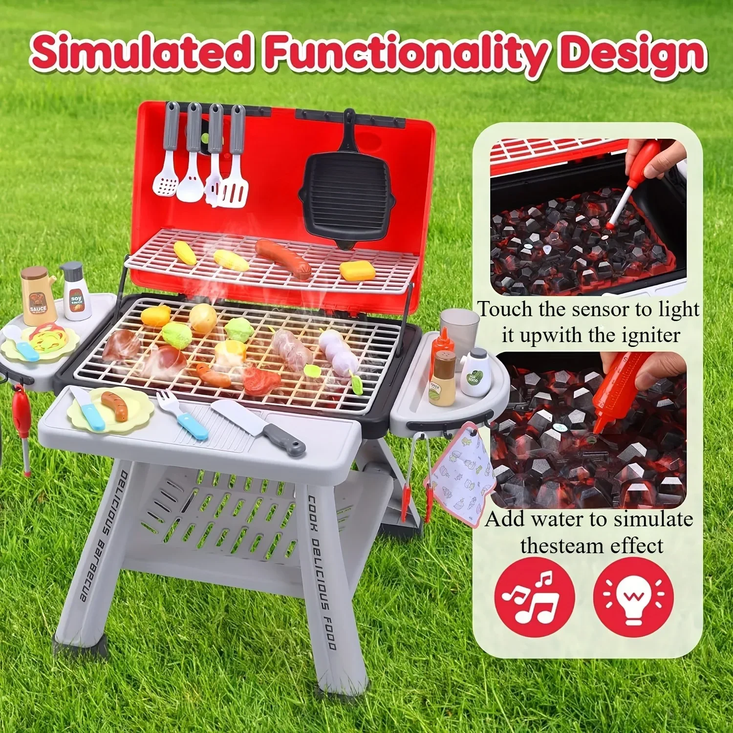 Barbecue Grill Toy Set Kids BB - Kids Outdoor Bbq review and price