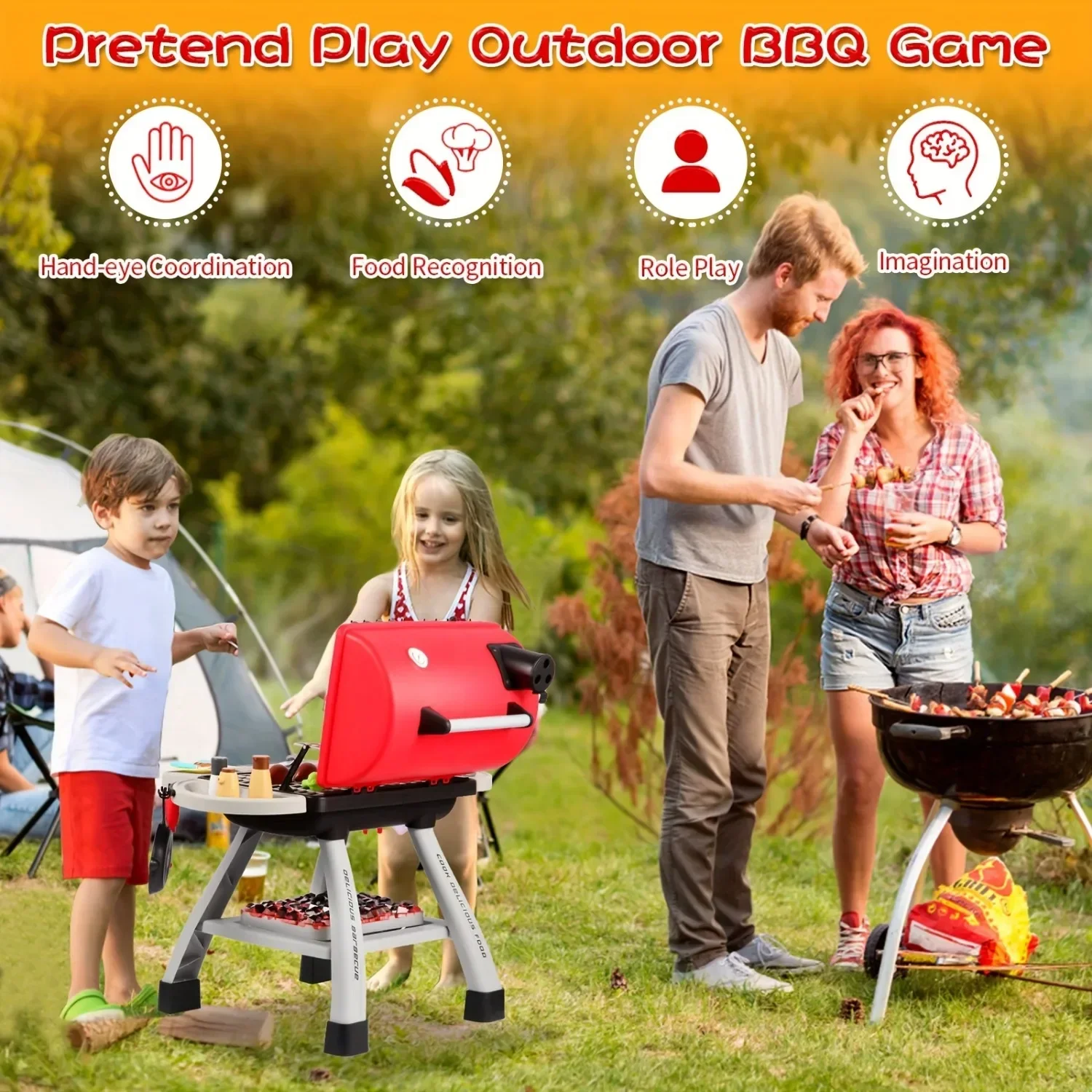 Barbecue Grill Toy Set Kids BB - Kids Outdoor Bbq review and price
