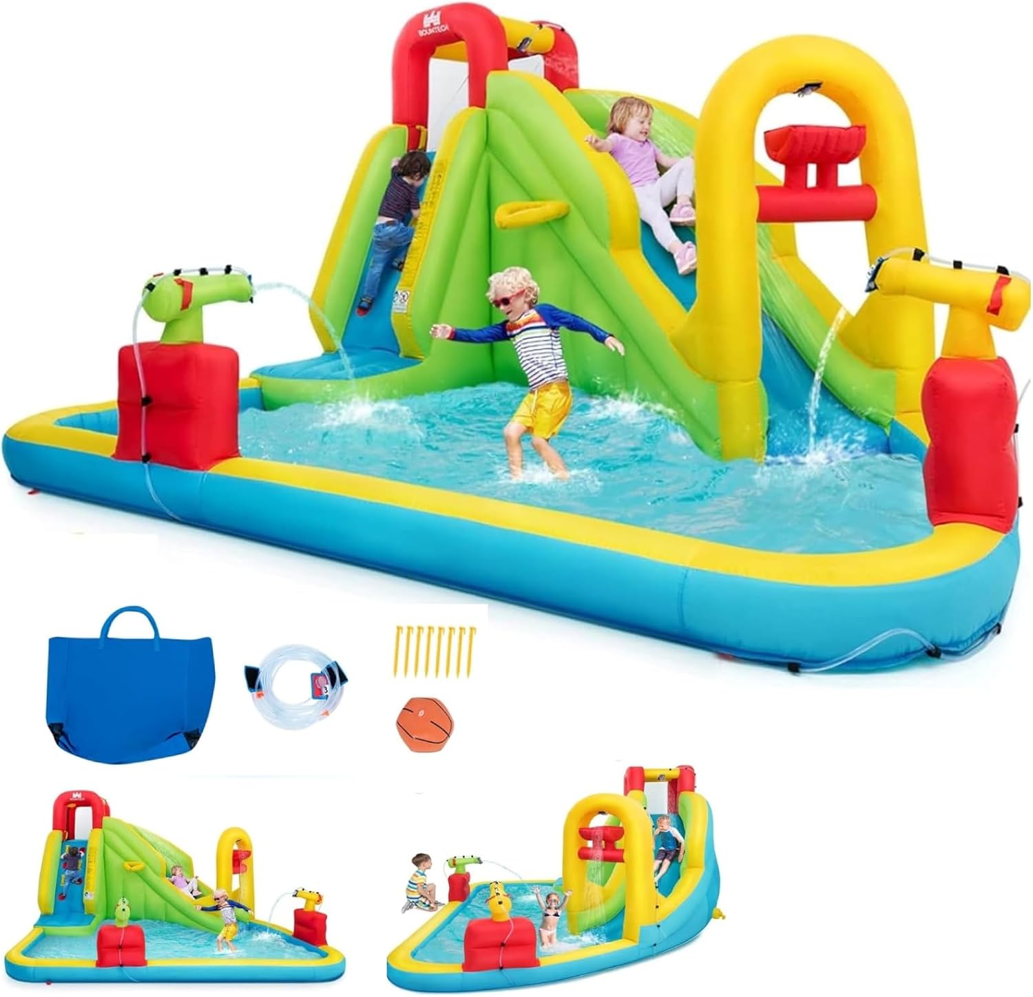 Mega Inflatable Water Park Bou - Kids Outdoor Climbing review and price