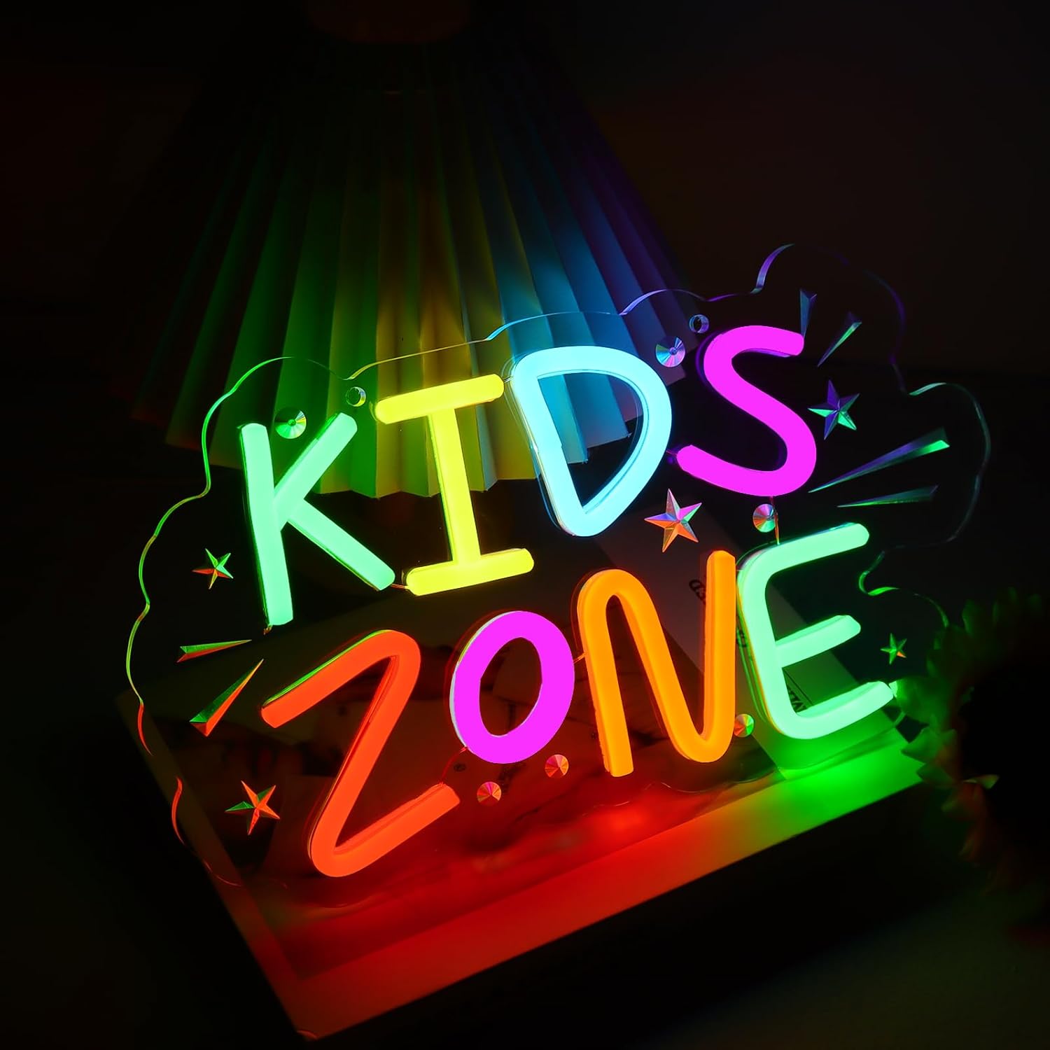 Kids Zone Neon Sign Art Wall L - Kids Outdoor Zone review and price