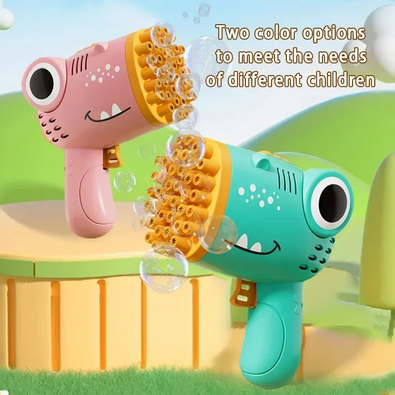 1-3Pcs 40 Holes Dinosaur Bubbl - Kids Outdoor Easter Gifts review and price