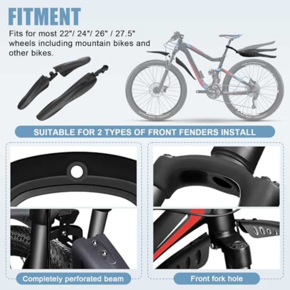Bike Mud Guard Set Front & Rea - Muddy Puddle Suit review and price