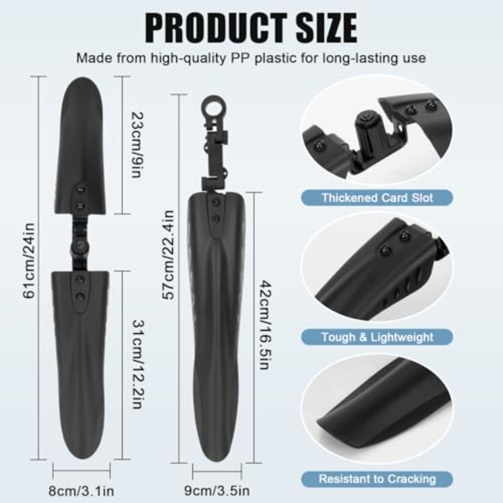 Bike Mud Guard Set Front & Rea - Muddy Puddle Suit review and price