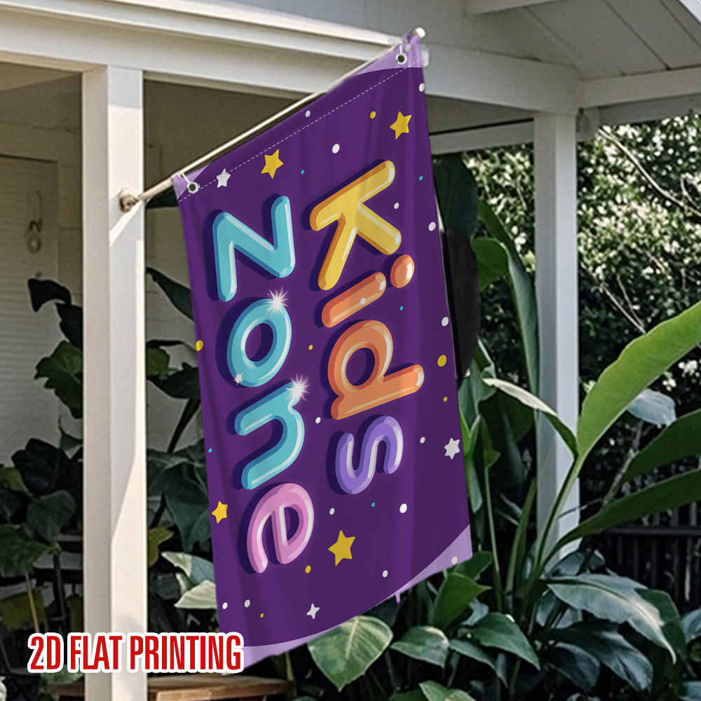 Kids Zone Garden Flag Durable  - Kids Outdoor Zone review and price