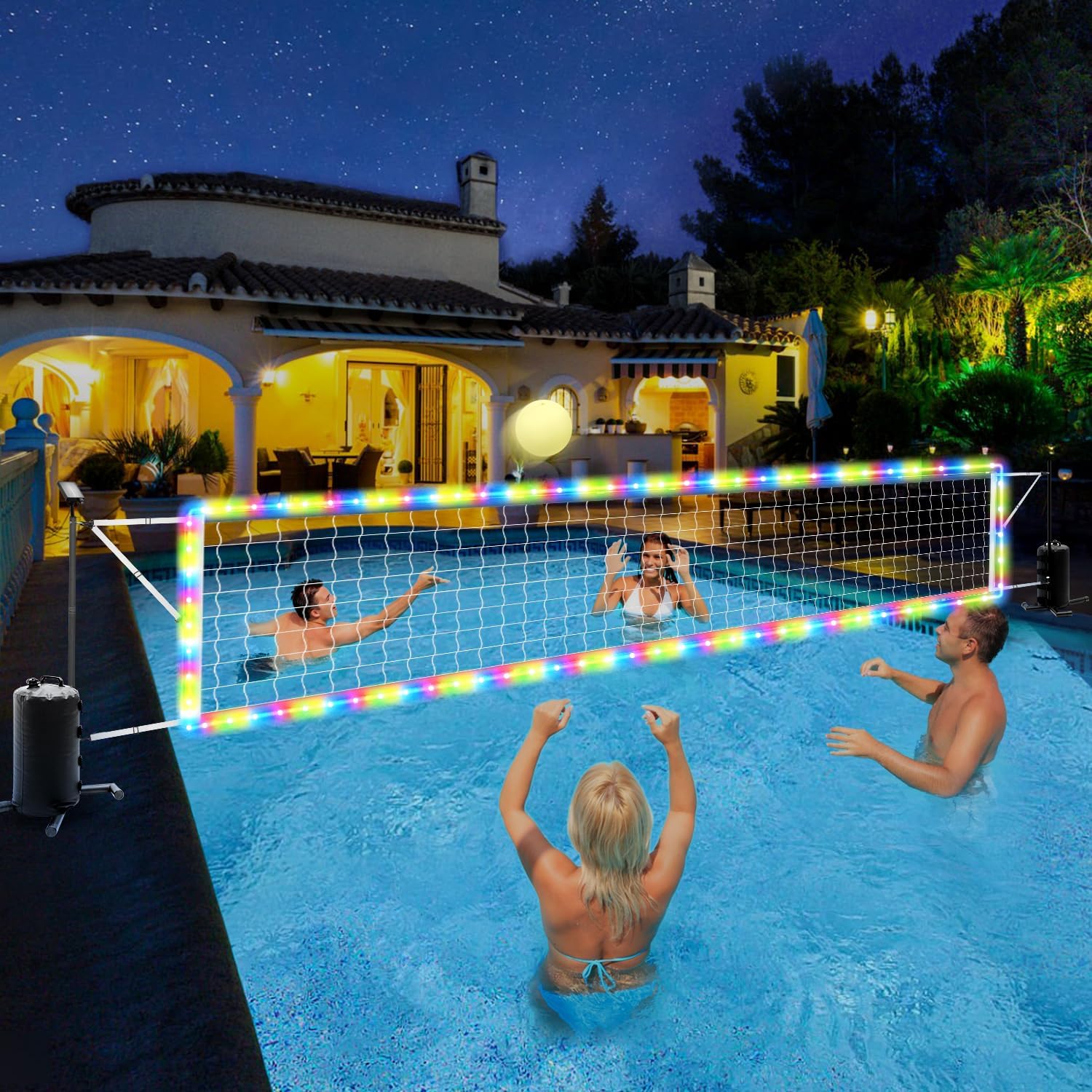 Adjustable Water Volleyball Ne - Kids Outdoor Volleyball Net review and price