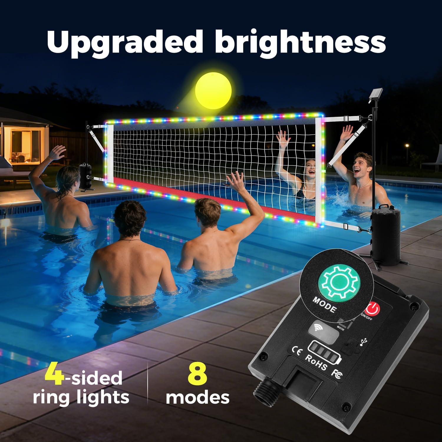 Adjustable Water Volleyball Ne - Kids Outdoor Volleyball Net review and price