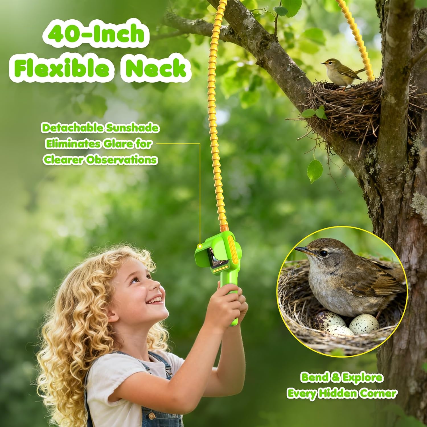 Endoscope for Kids, Borescope  - Kids Outdoor Explorer Kit review and price