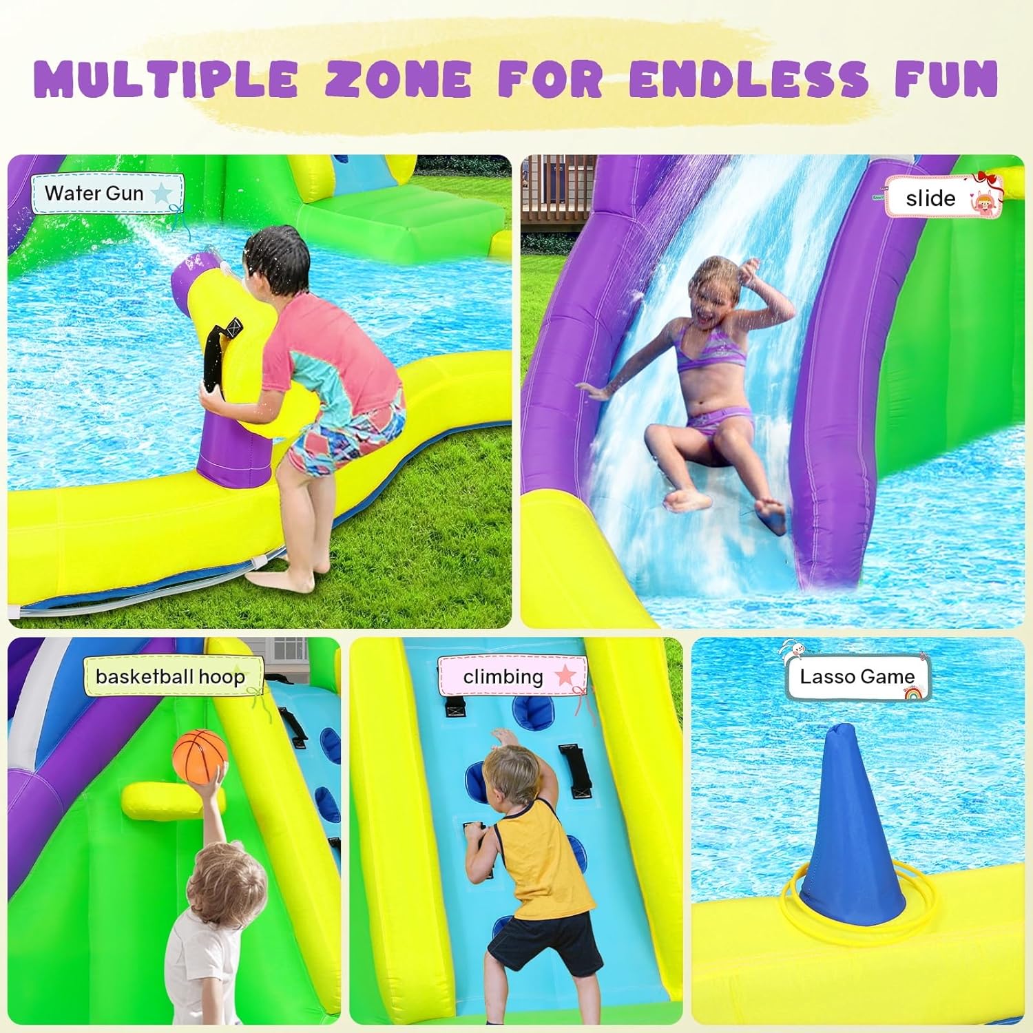 13x14FT Inflatable Bounce Hous - Kids Outdoor Climbing review and price