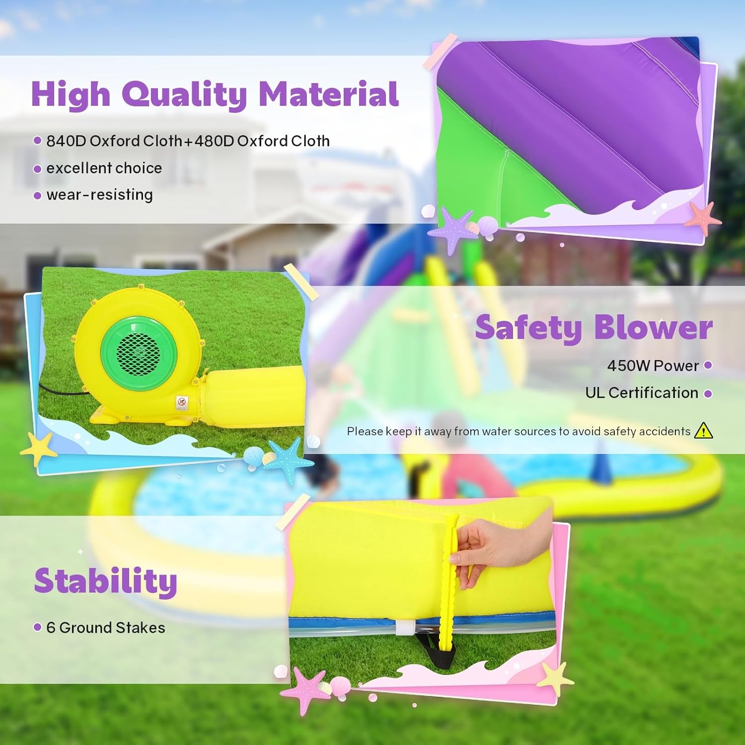 13x14FT Inflatable Bounce Hous - Kids Outdoor Climbing review and price
