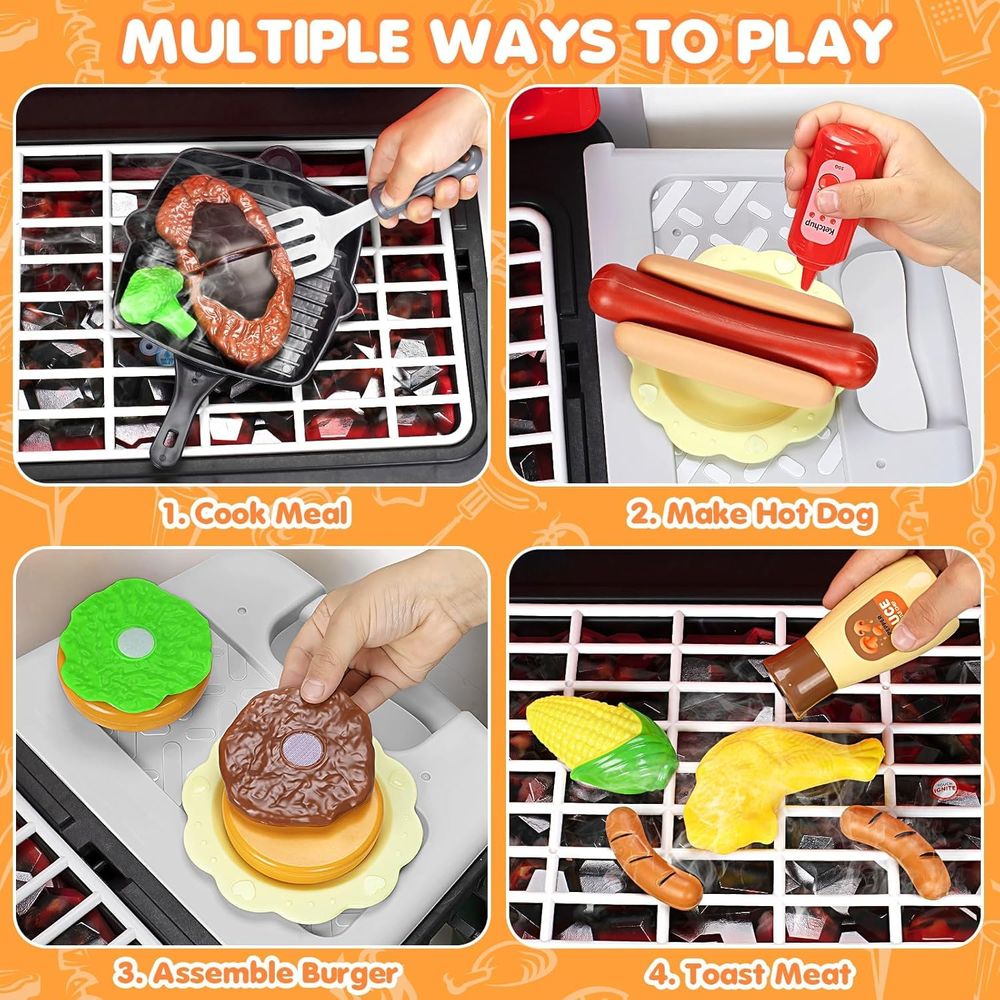 Kids Play Kitchen Toys, BBQ Gr - Kids Outdoor Bbq review and price