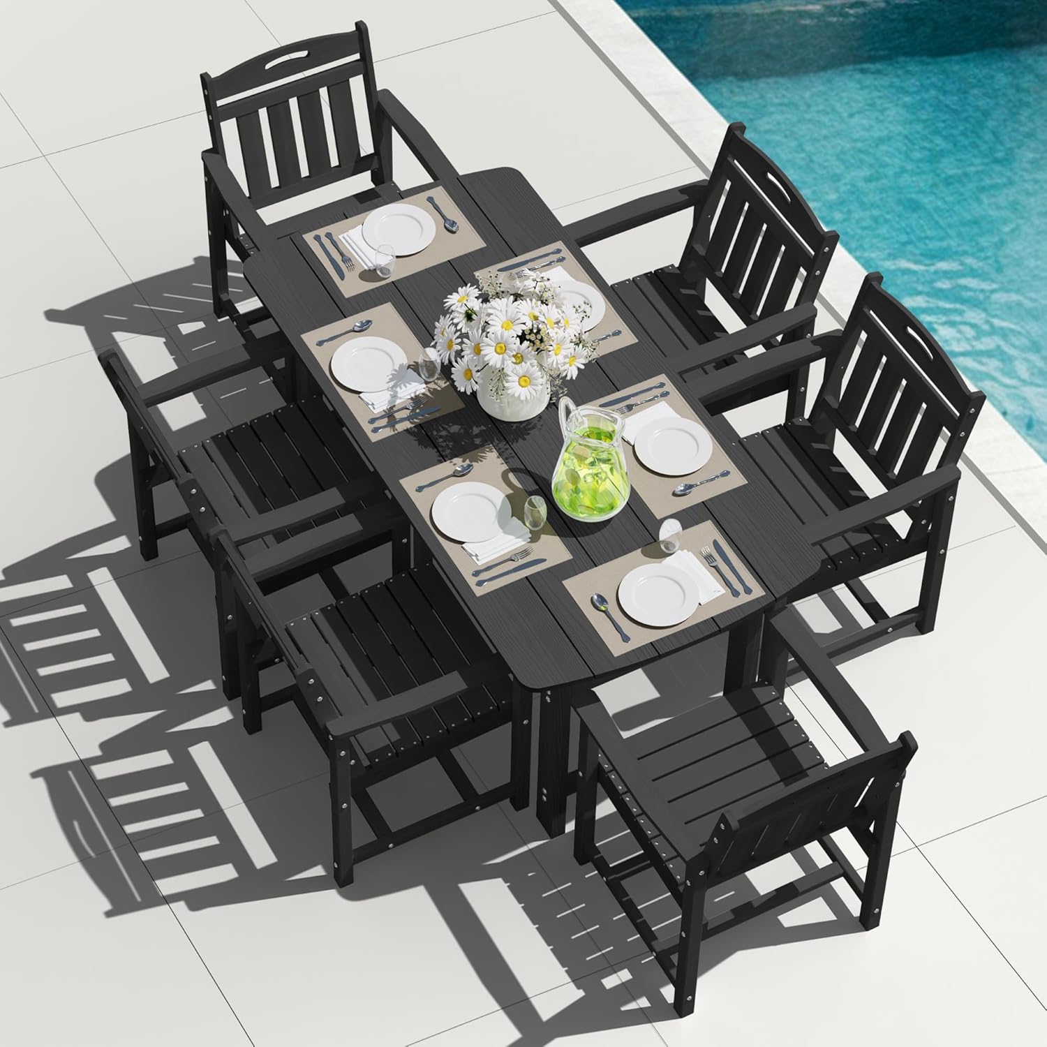 HDPE Outdoor Dining Set, Patio - Kids Outdoor Dining Table review and price