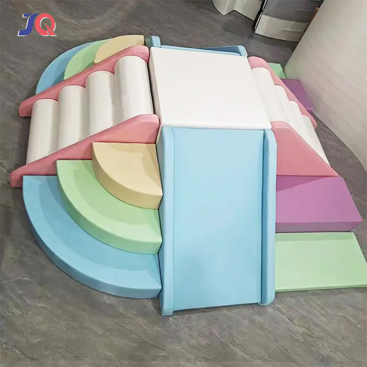 Macaroon-Colored Kids Soft Pla - Kids Outdoor Play Equipment review and price