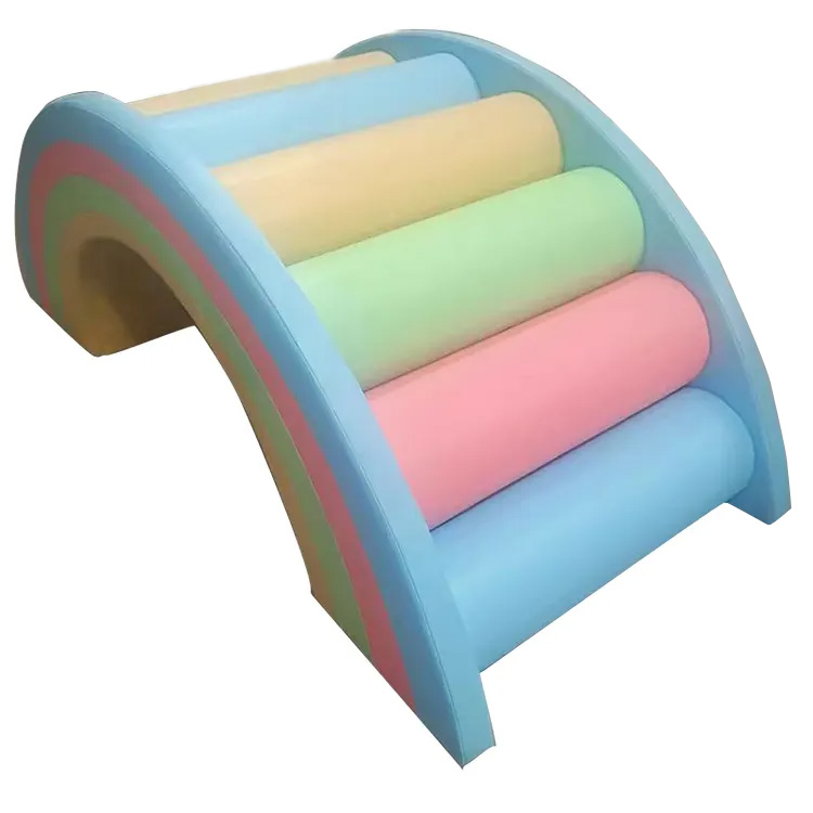 Macaroon-Colored Kids Soft Pla - Kids Outdoor Play Equipment review and price