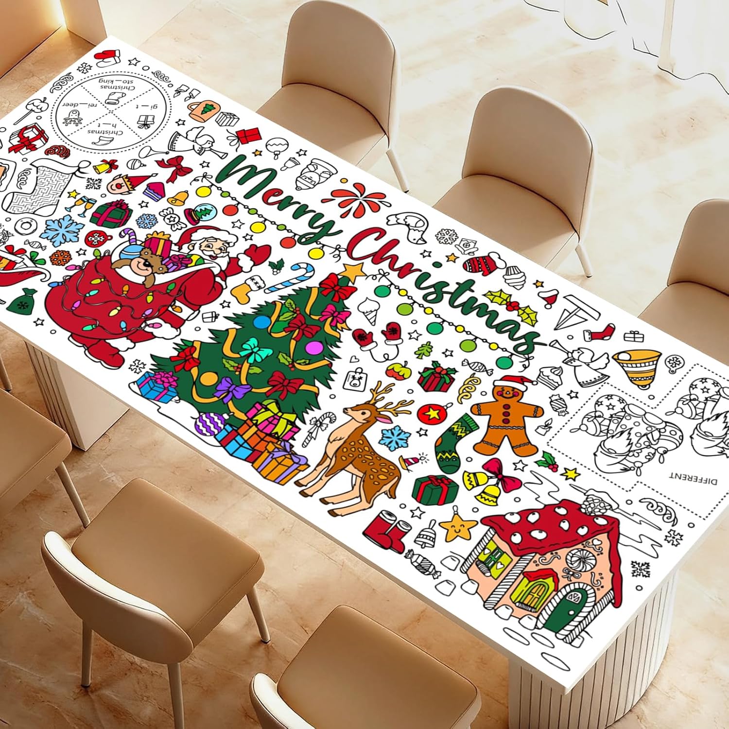 Christmas Giant Coloring Poste - Kids Outdoor Xmas Gifts review and price