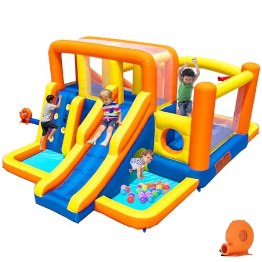 Outdoor bounce house water sli - Kids Outdoor Zone review and price