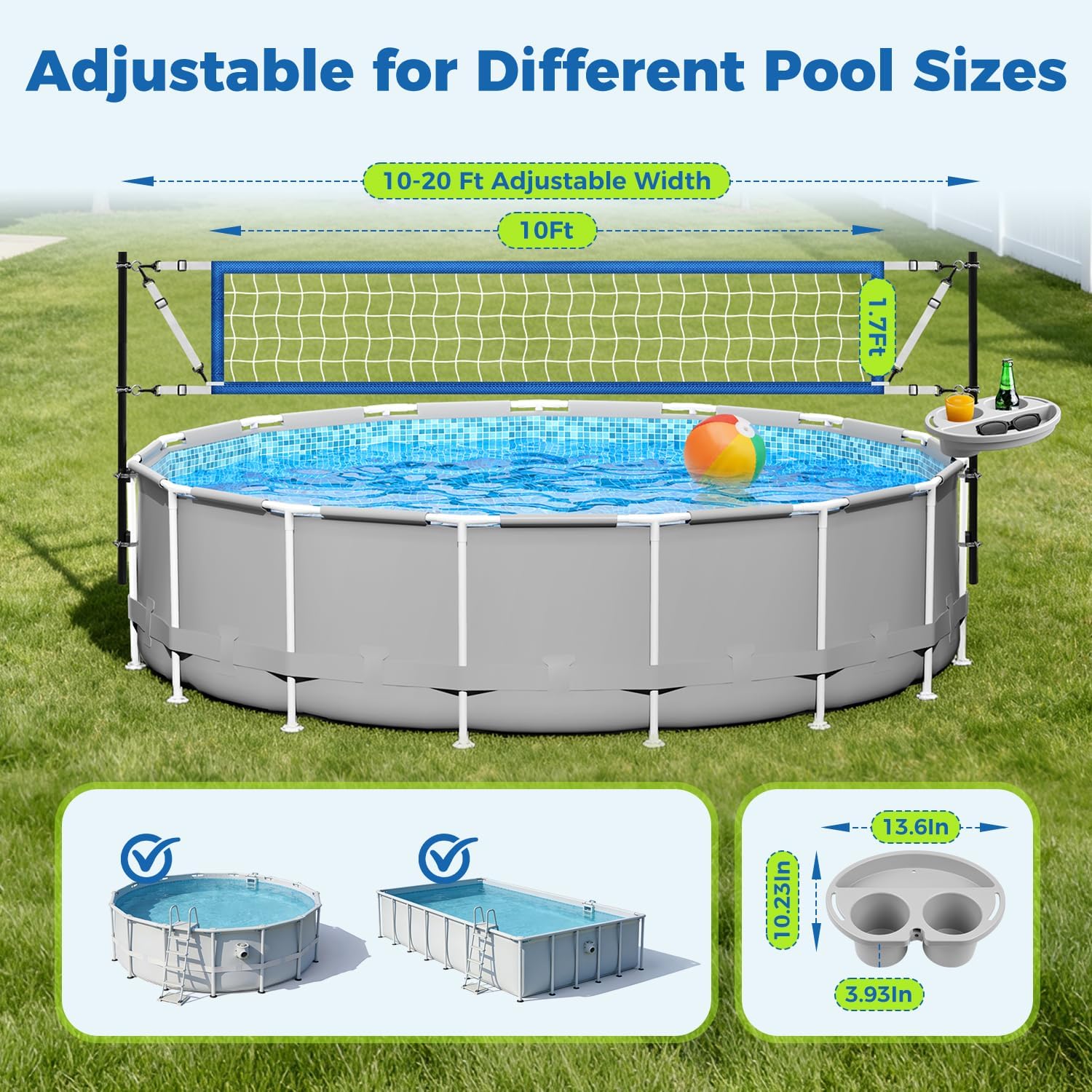 Volleyball Net Set for Above G - Kids Outdoor Volleyball Net review and price