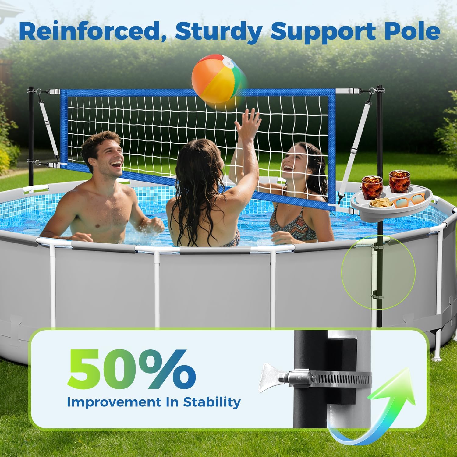 Volleyball Net Set for Above G - Kids Outdoor Volleyball Net review and price
